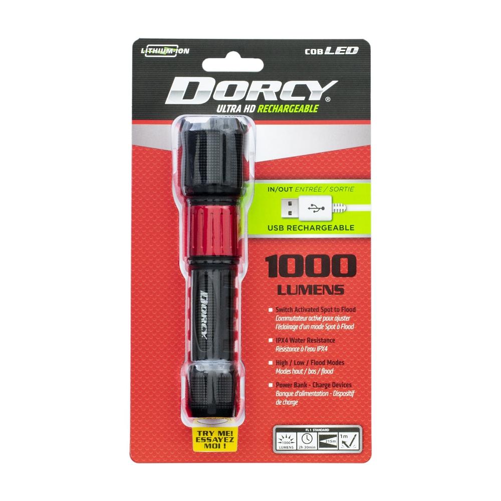 Dorcy - 1000L Recharge Flood Flashlight
