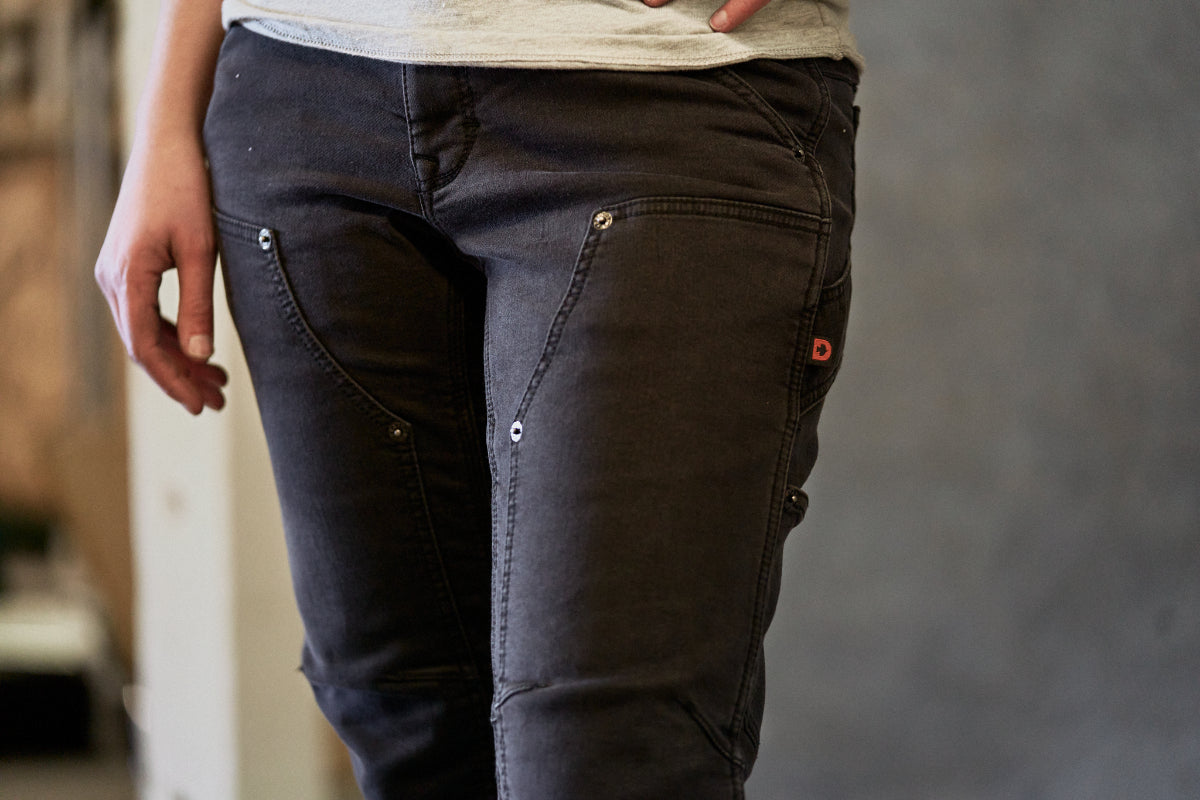 Dovetail - Britt Utility - Black Thermal Denim