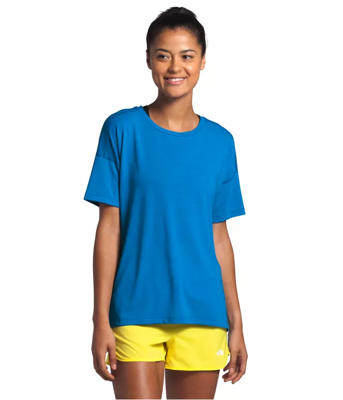 The North Face - Women's Workout Short-Sleeve Shirt - Clear Lake Blue