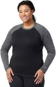 Smartwool - Classic Thermal Merino Base Layer 1/4 Zip - Women's Plus - Black