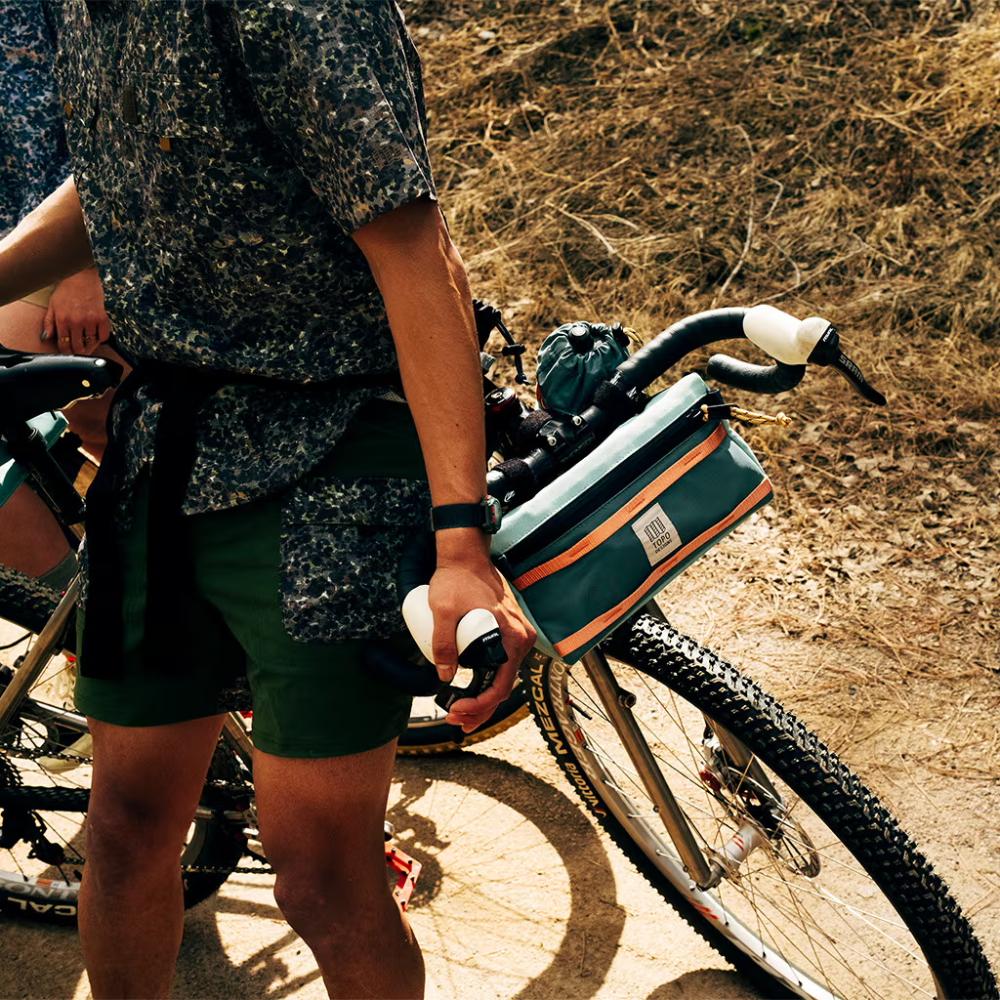 Topo Designs - Bike Bag Mountain - Midnight/Loganberry