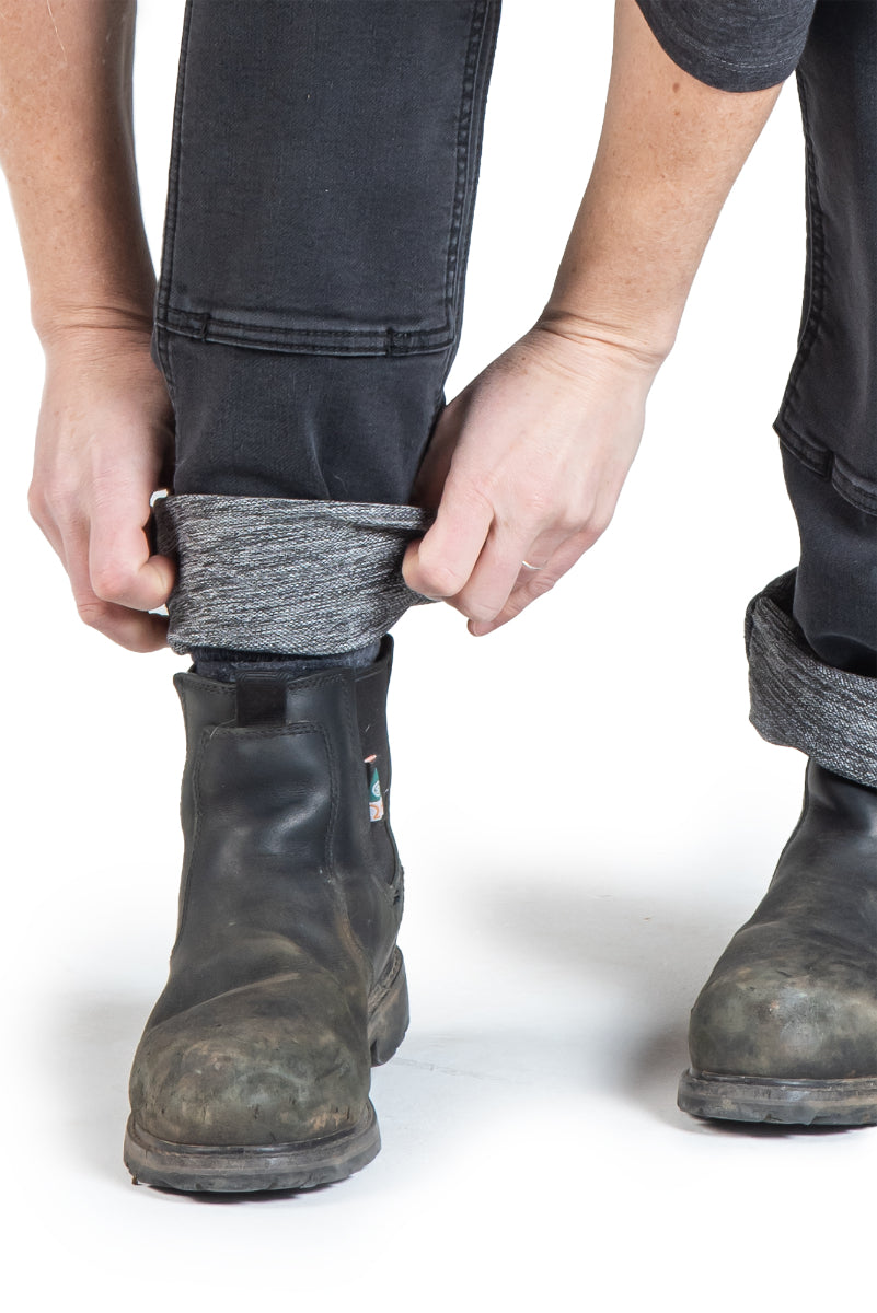 Dovetail - Britt Utility - Black Thermal Denim