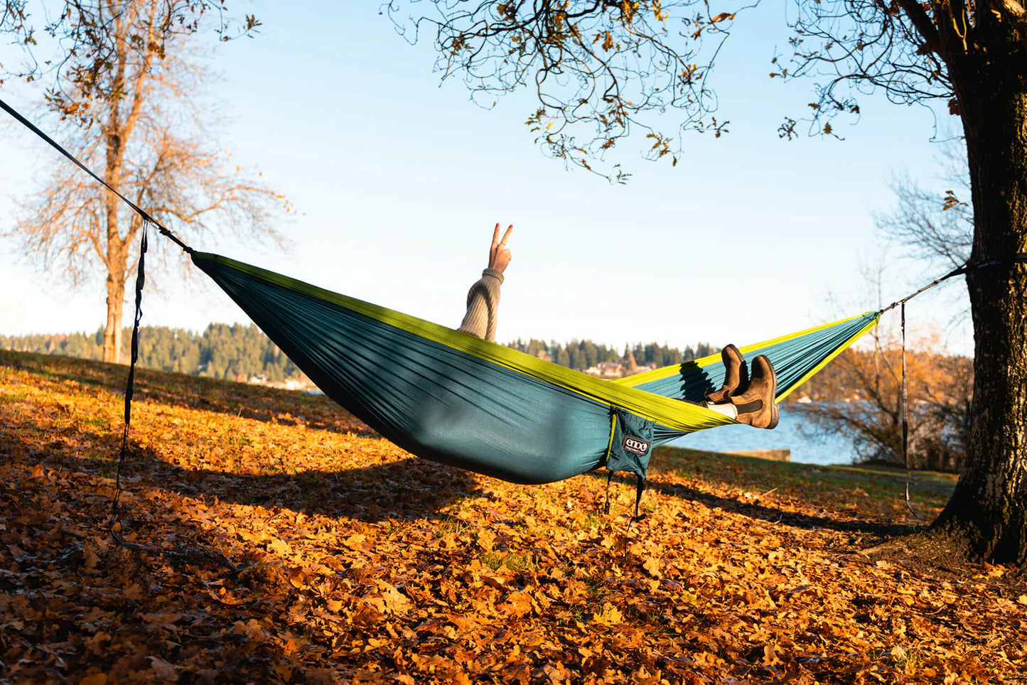 Eagles Nest Outfitters - SingleNest Hammock - Marine/Cedar