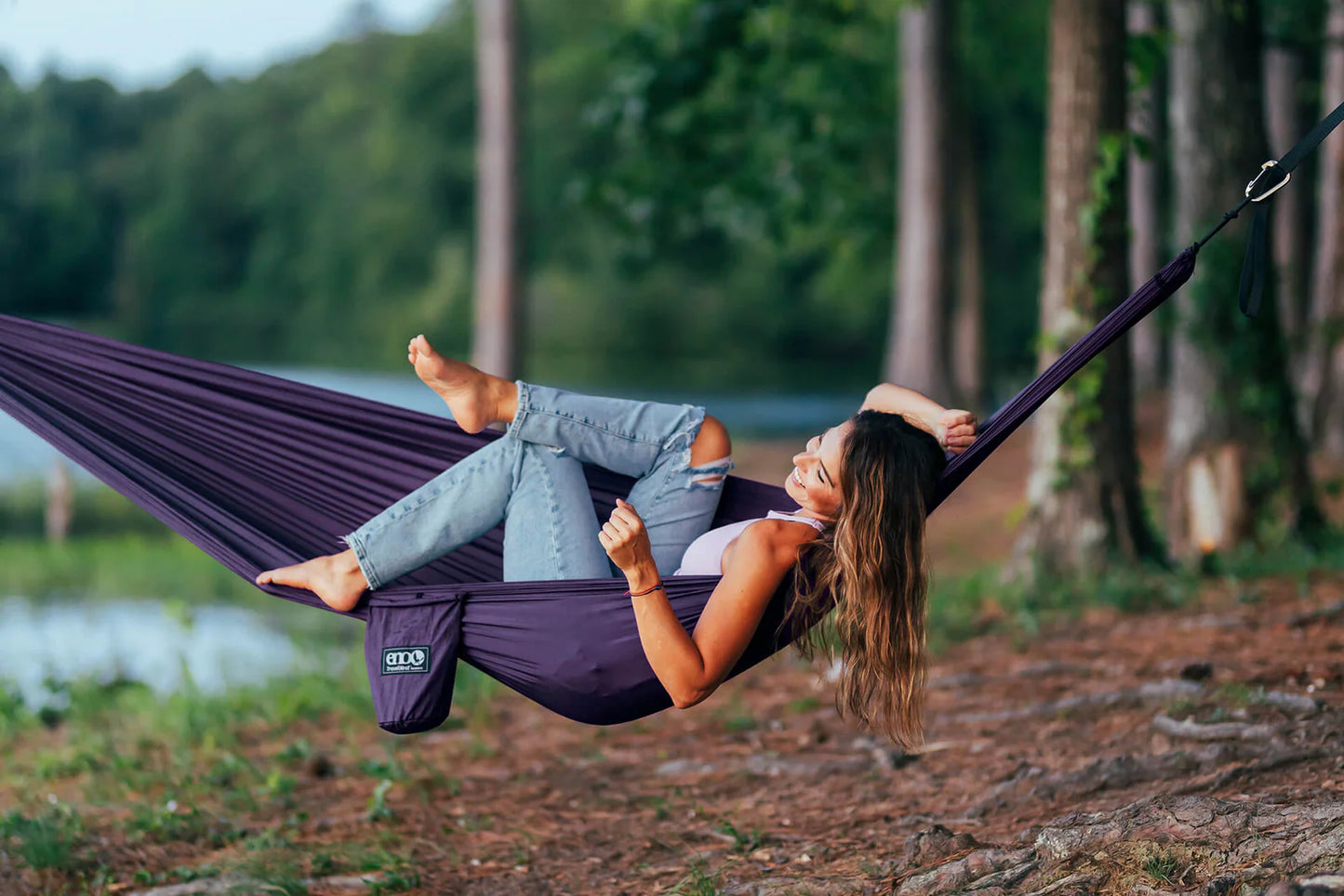 Eagles Nest Outfitters - TravelNest Hammock & Straps Combo - Plum