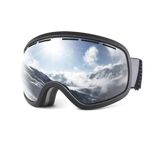 Snowledge - Icyvanes Ski Goggle - Matte Black; Mirror