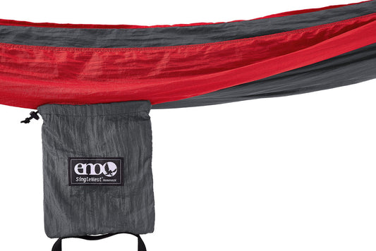 Eagles Nest Outfitters - SingleNest Hammock - Charcoal/Red