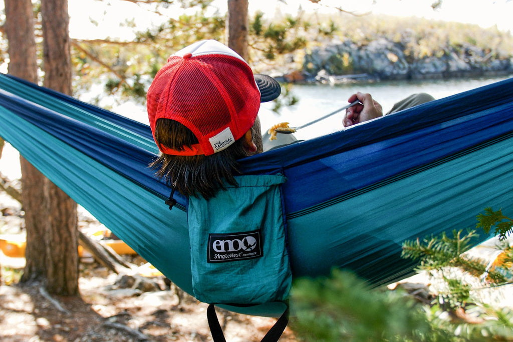 ENO - SingleNest Hammock - Charcoal/Red