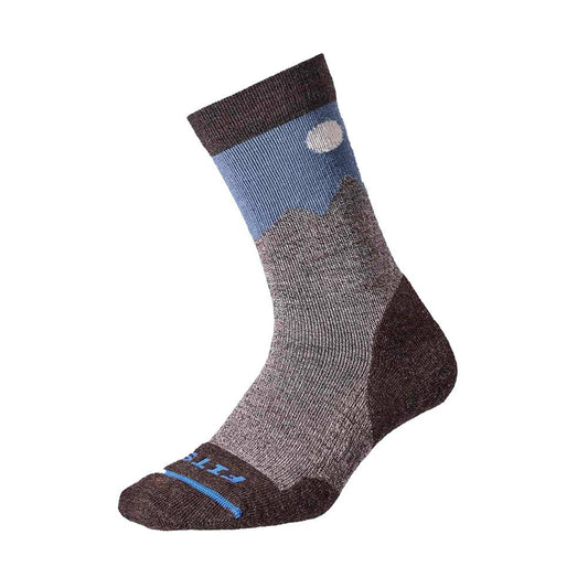 Fits - Light Cushion Hike - Crew | Teton - Chestnut / Stormy Weather