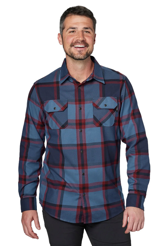 Flylow - Handlebar Tech Flannel - Men's - Capers/Black