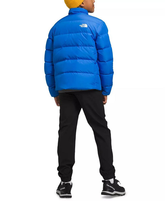 The North Face - Teen Reversible North Down Jacket - SM Dark Sage - Optic Blue