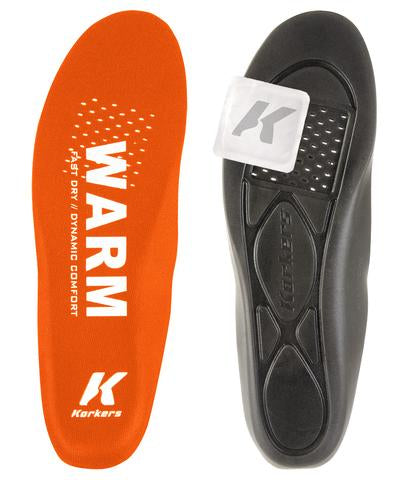 Korkers - Fahrenheit Heated Insoles - Orange