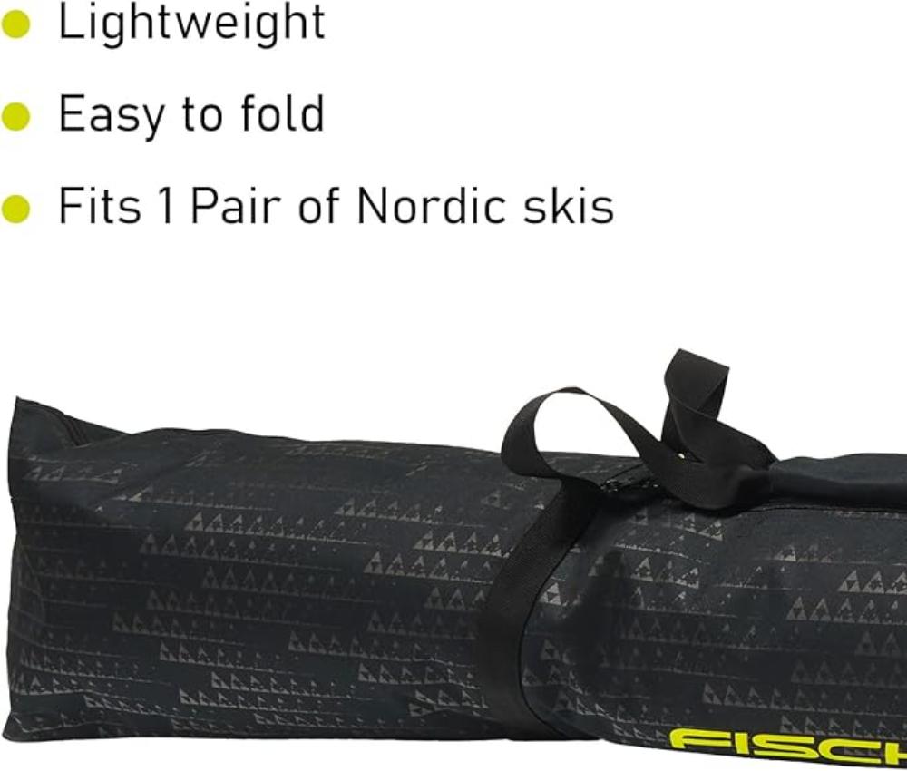 Fischer - Skicase Eco XC 3 Pair - 210 Black Yellow