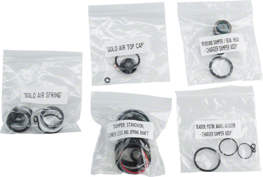 RockShox - Fork Service Kit, Full: BoXXer World Cup, Charger Damper Upgraded, B1