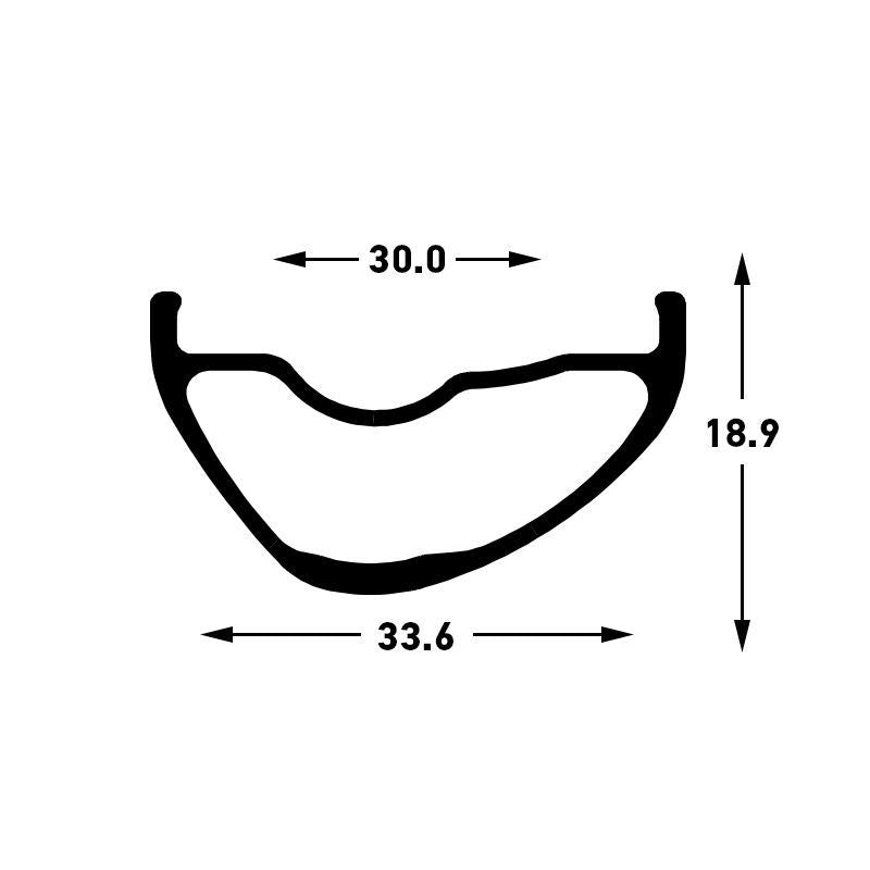 Stans - 27.5 Flow MK4 28 hole Rim - Black