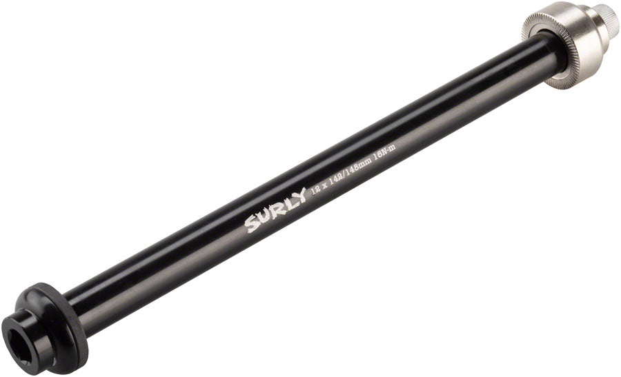 Surly - Rear Thru-Axle - 12x142/148 mm, Chromoly, Black