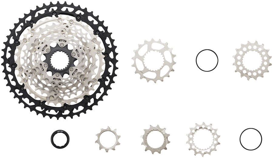 Shimano - XT CS-M8100 Cassette - 12-Speed, 10-51t, Silver/Black, Micro Spline