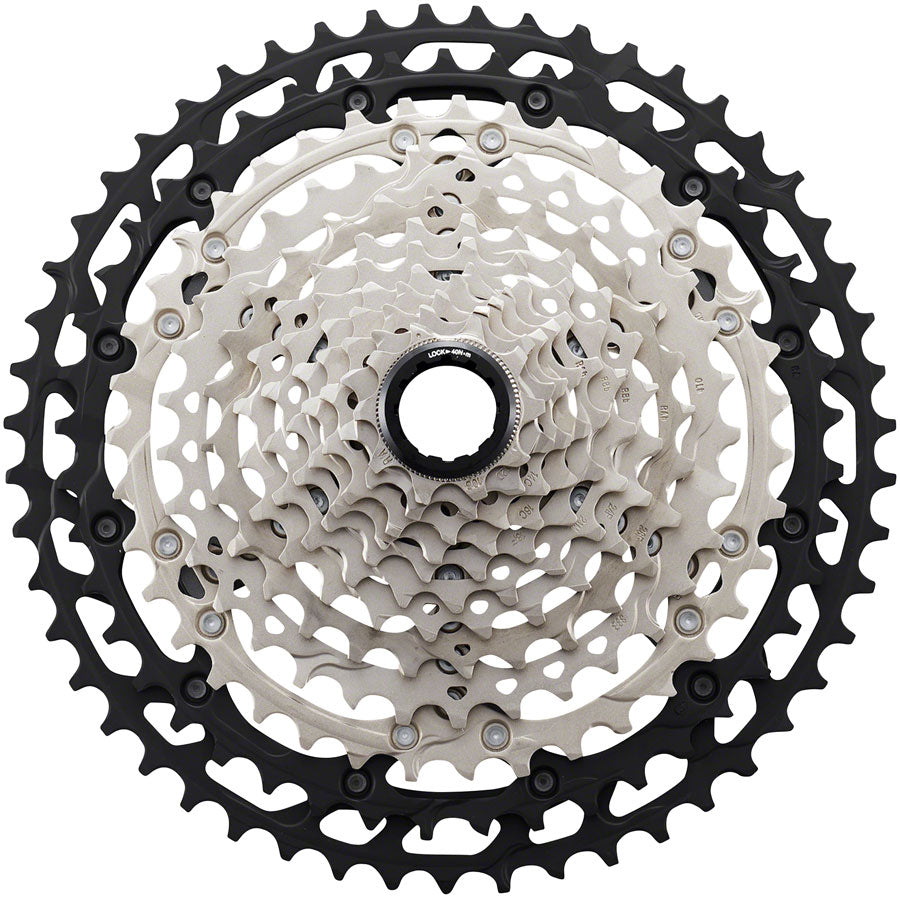 Shimano - XT CS-M8100 Cassette - 12-Speed, 10-51t, Silver/Black, Micro Spline