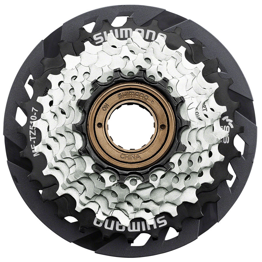 Shimano - MF-TZ510-7-CP Multi-Speed Freewheel - 7-Speed, 14-28t