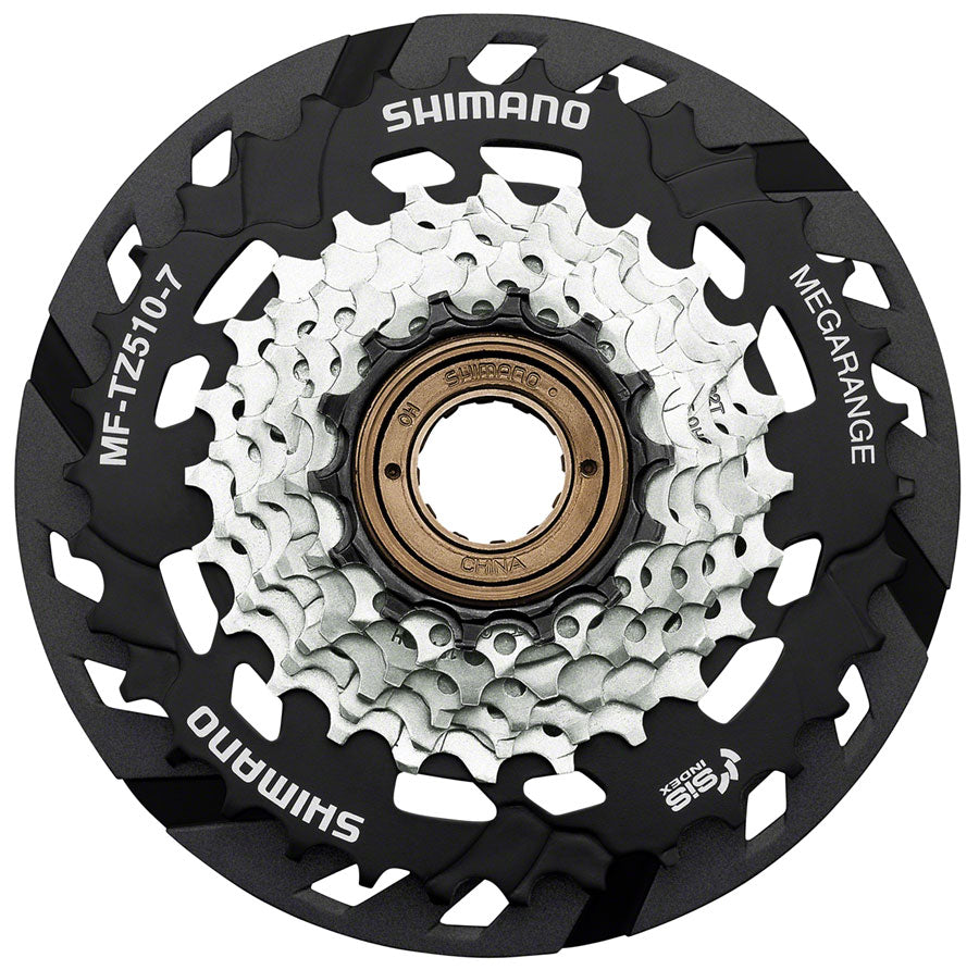 Shimano - MF-TZ510-7-CP Multi-Speed Freewheel - 7-Speed, 14-34t