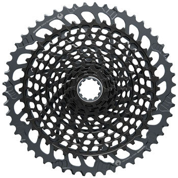 SRAM - X01 Eagle XG-1295 Cassette - 12-Speed 10-52t Black For XD Driver Body - Black
