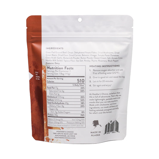 Heathers Choice - Shepherd's Pie with Grass-Fed Beef Meal - Shepherd's Pie