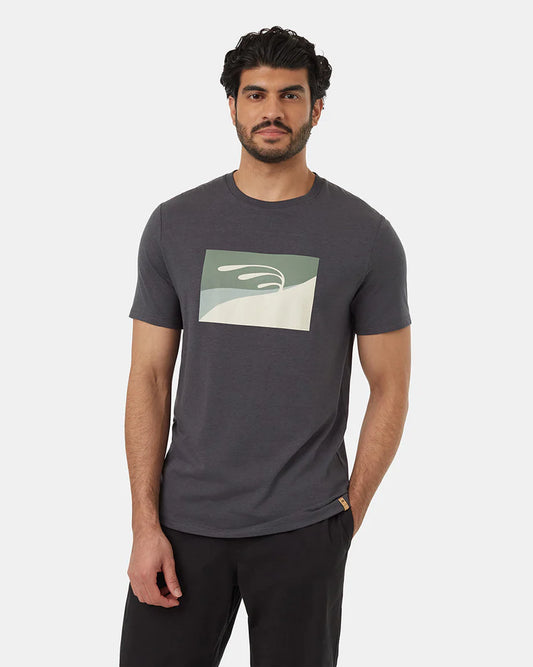 Tentree - Artist Series Resilience T-Shirt - Men's - Graphite/Sea Spray