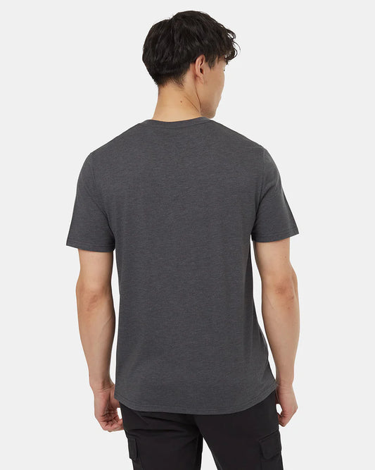 Tentree - Vintage Sunset T-Shirt - Men's - Graphite Heather/Arbutus
