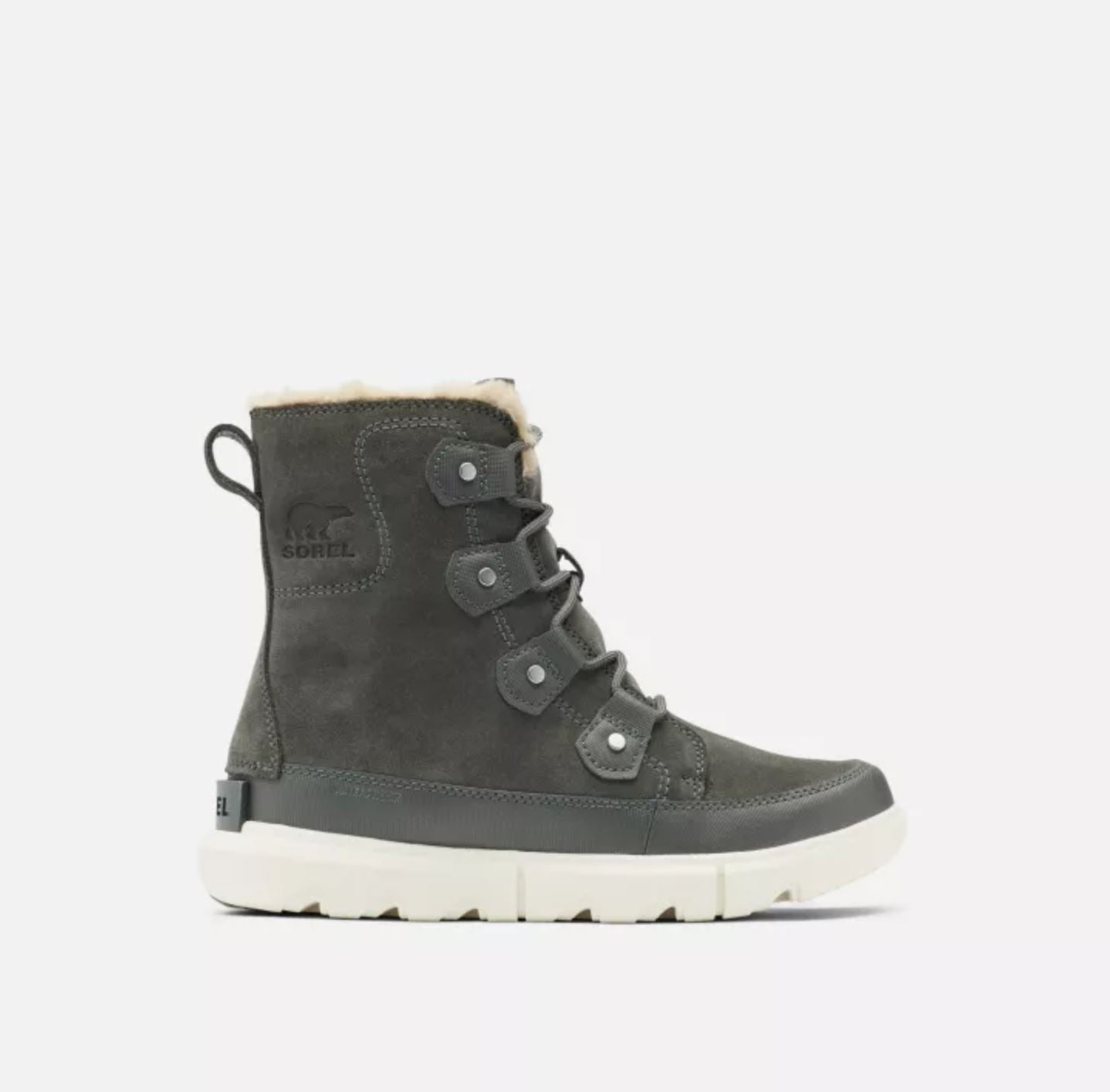 Sorel - Sorel Explorer II Joan Faux Fur WP - Grill, Fawn
