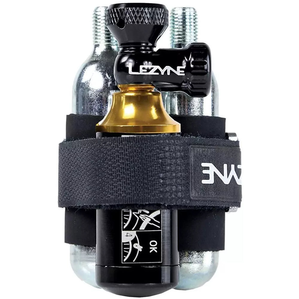 Lezyne - CO2 Blaster Inflater and Tubeless Repair Kit w/ two 20g Cartridges - 3PK
