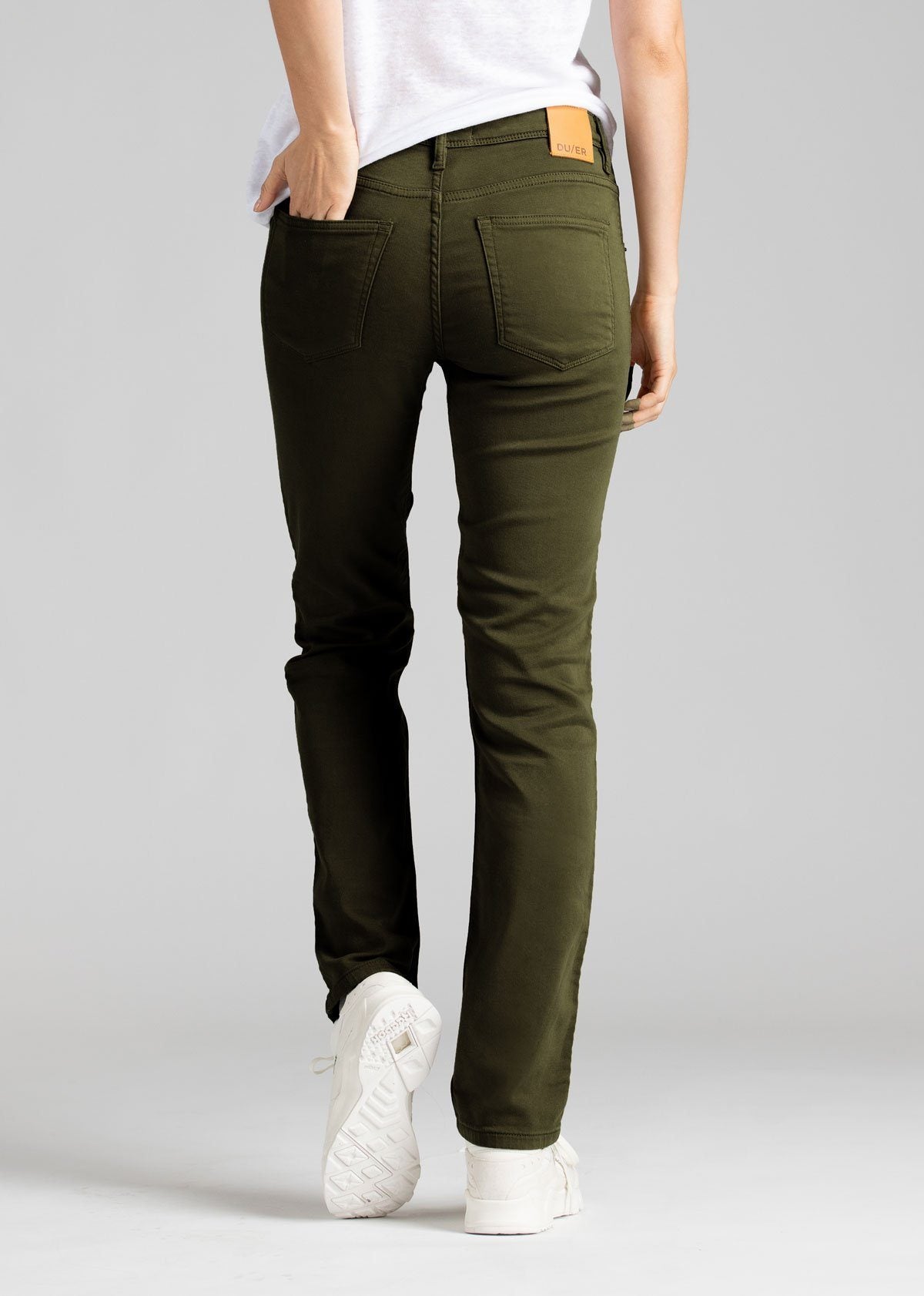 Duer - Women's No Sweat Pant Slim Straight - Navy