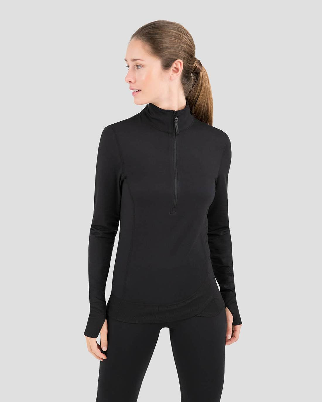 Terramar - Cloud Nine Half Zip - Women's - Black