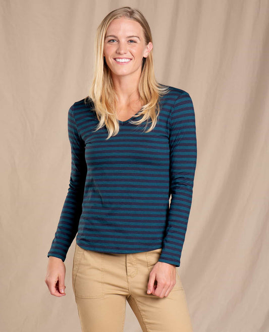 Toad and Co - Marley Long Sleeve V Tee - Big Sky