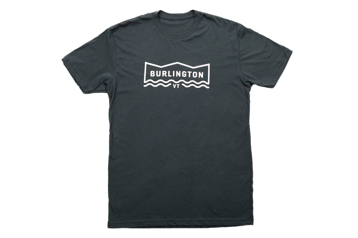 HelloBurlingtonVT - Hello Burlington Classic Tee - Blue