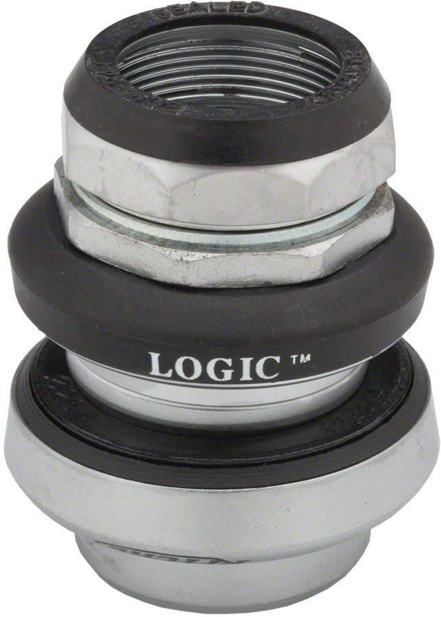 Ritchey - Logic 1" Threaded Headset: EC30/25.4 EC30/26, Silver