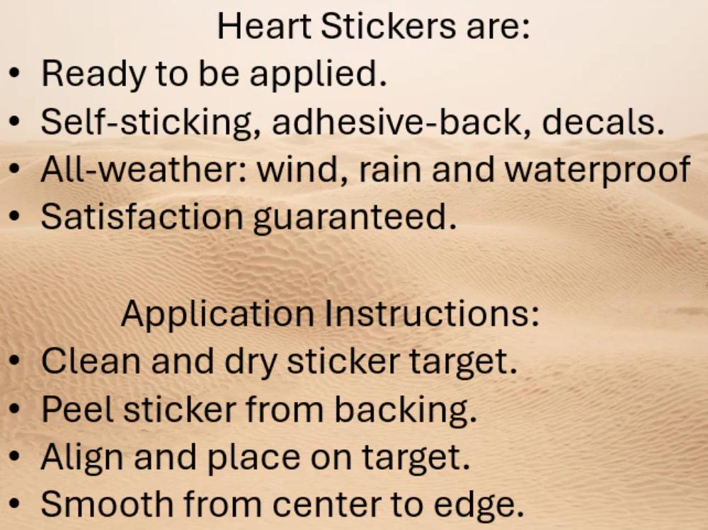 Heart Sticker - Tribal Bigfoot Stroll