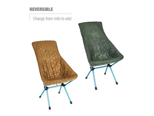 Helinox - High Back Seat Warmer for Sunset or Beach Chair - Coyote Tan/Forest