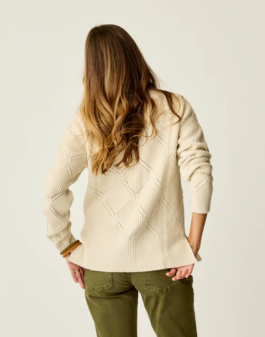 Carve Designs - Woodward Allover Sweater - Birch