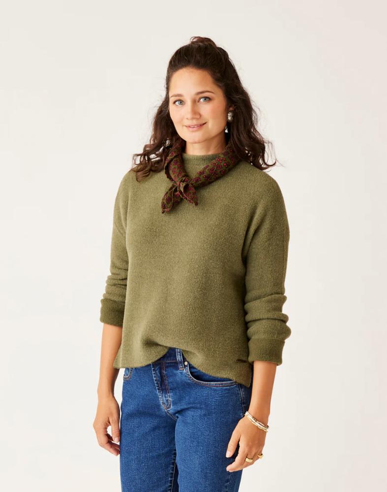 Carve Designs - Olivia Plush Sweater - Fir Heather