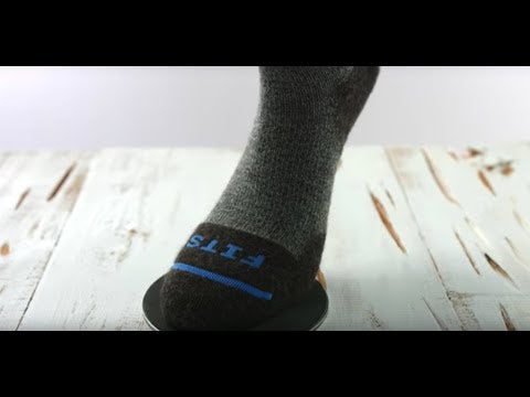Fits - Light Cushion Hike - Crew | Teton - Chestnut / Stormy Weather