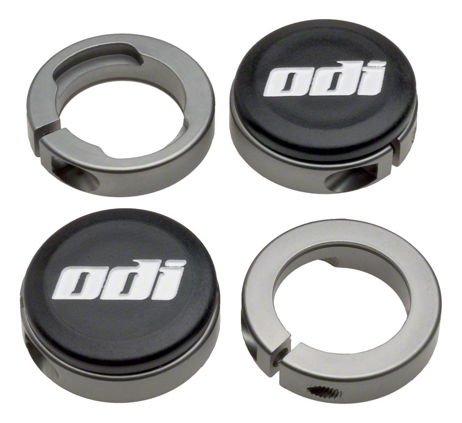 ODI - Lock Jaw clamps w/ Snap caps - Gray set of 4 - Grey