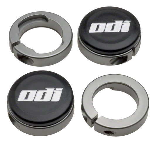 ODI - Lock Jaw clamps w/ Snap caps - Gray set of 4 - Grey