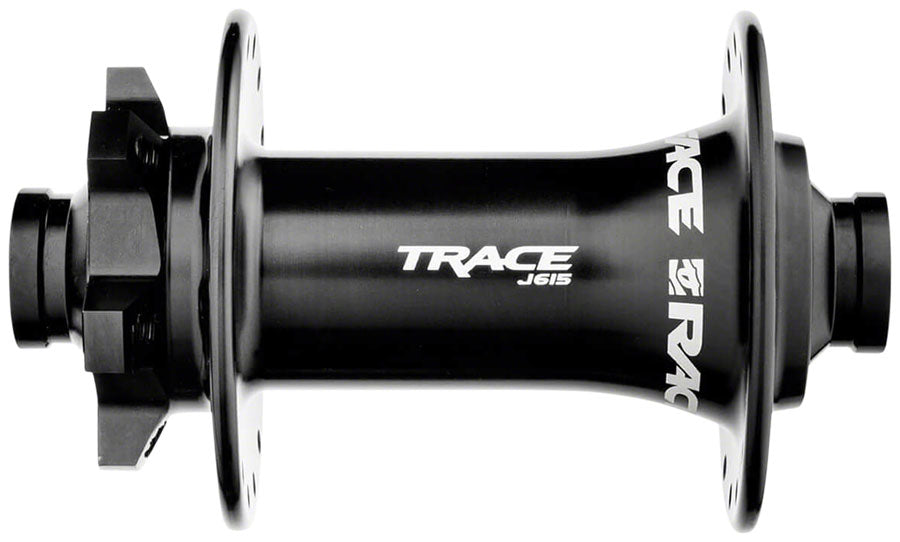 Race Face - Trace J-Bend 615 Front Hub - 15 x 110mm Boost, 6-Bolt, Black