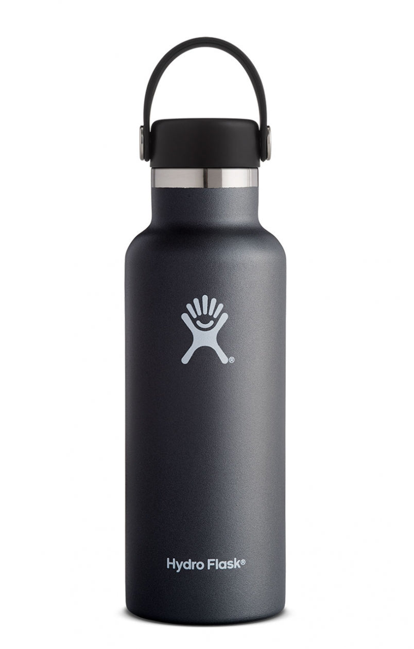 Hydro Flask - 18oz Standard Mouth Flex Cap - Black