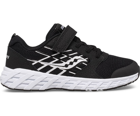 Saucony - Wind A/C 2.0 - Big Kids' - Black/White