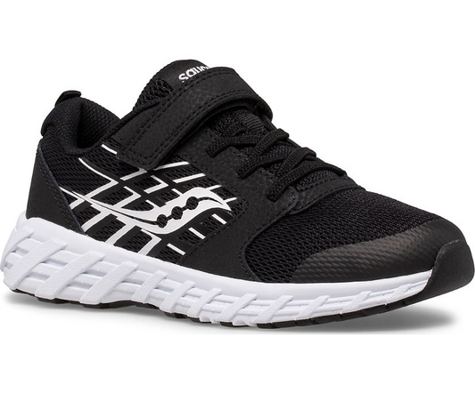 Saucony - Wind A/C 2.0 - Big Kids' - Black/White