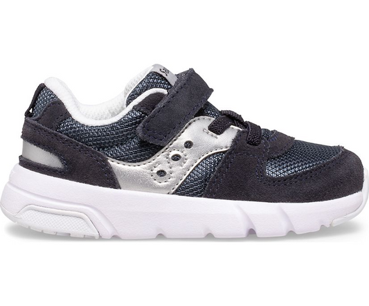 Saucony - Little Kids Jazz Lite 2.0 - Navy/Silver