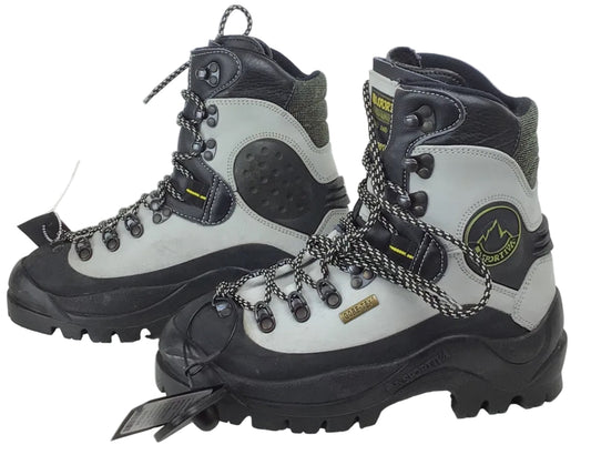 La Sportiva Mountaineering Boots w/ Gaiters W 39.5 Gry/Blk/Yllw