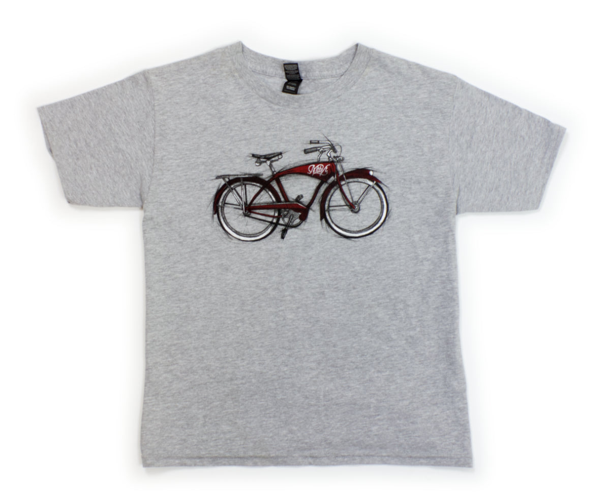 MTBVT - Classic Cruiser Kids Tee - Heather Grey