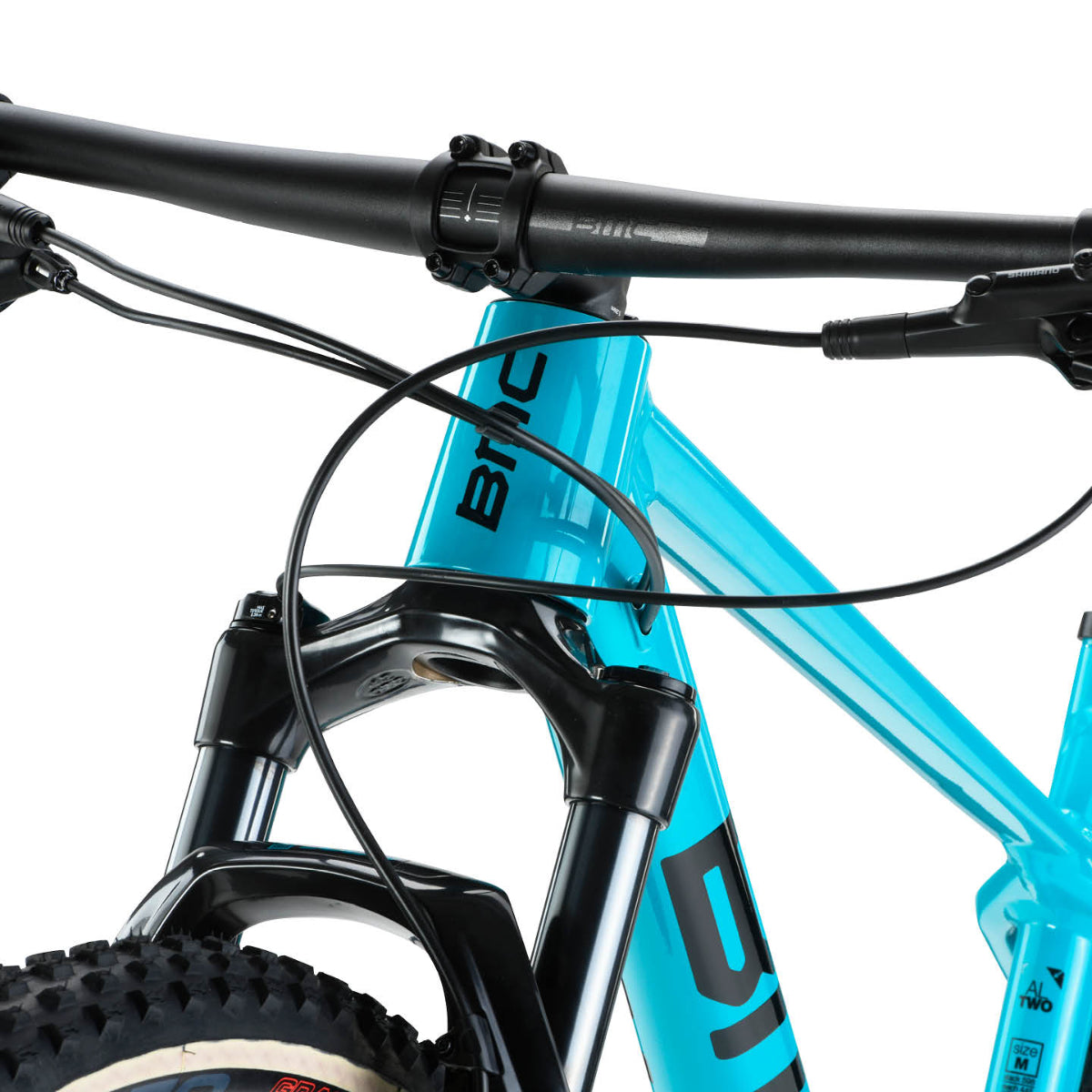 BMC - Twostroke AL TWO - Turquoise/Black/White