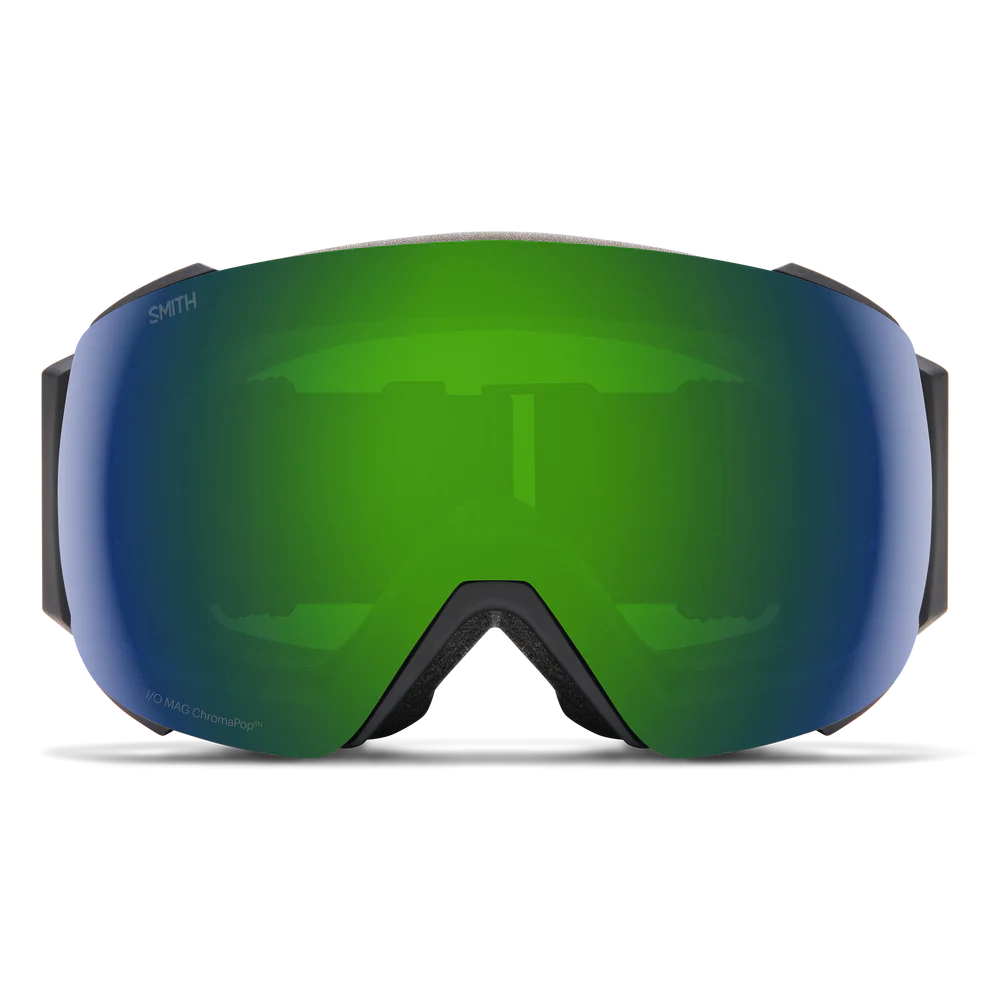 Smith - I/O Mag - Black; Sun Green Mirror/ChromaPop Storm Rose Flash